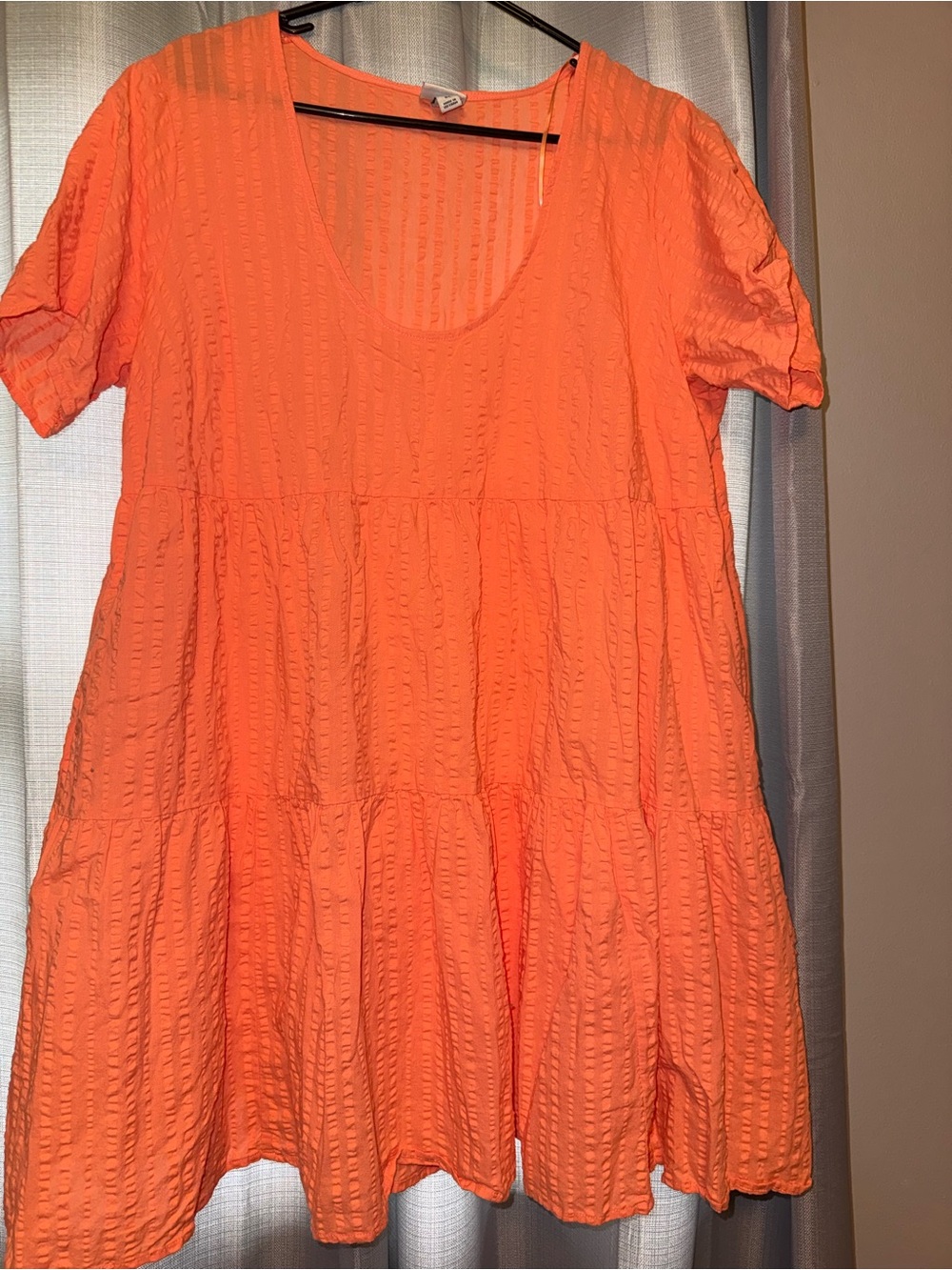 A NEW DAY  Textured Tiered Dress - Lightweight Summer Style